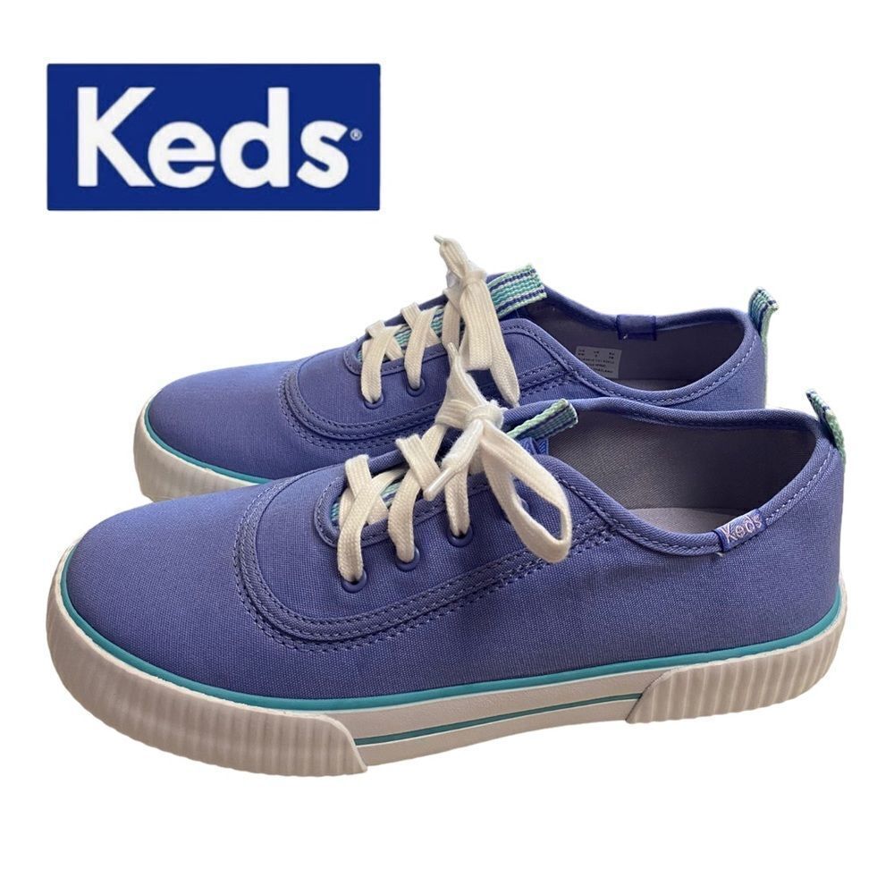 KEDS Kids' Girl's Topkick Washable Slip-On Blue Sneakers NEW 6